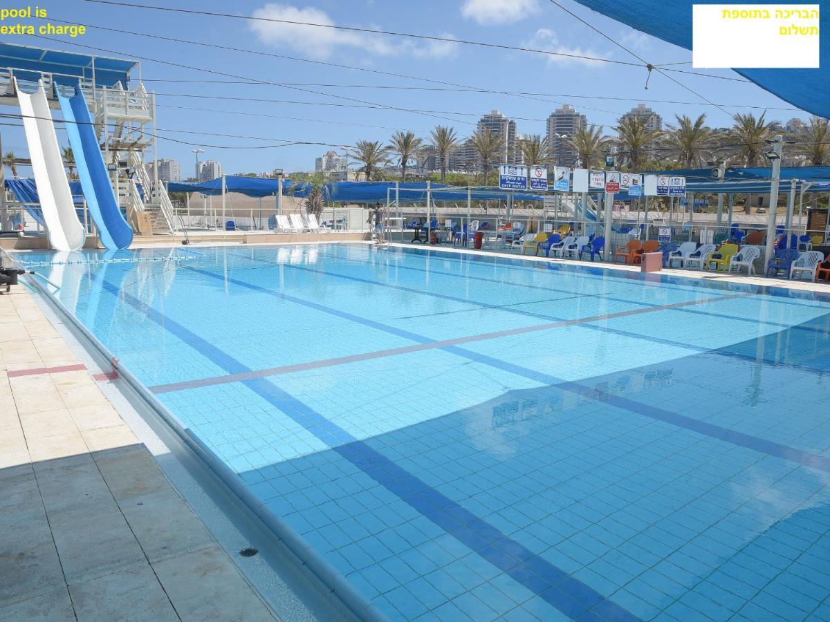 Haifa Almog Tower- "Blue Reef" Suite On The Sea Exterior foto