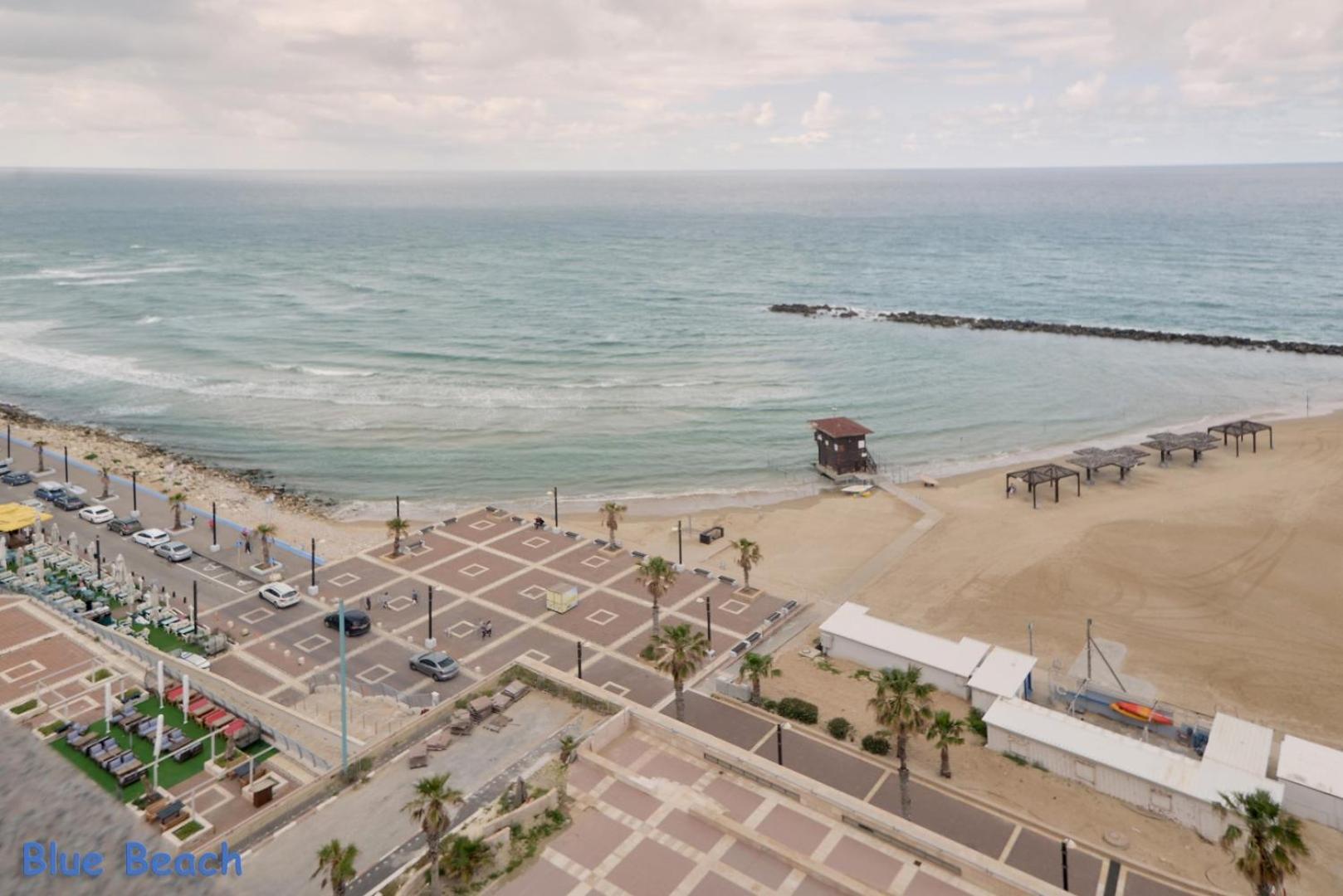 Haifa Almog Tower- "Blue Reef" Suite On The Sea Exterior foto