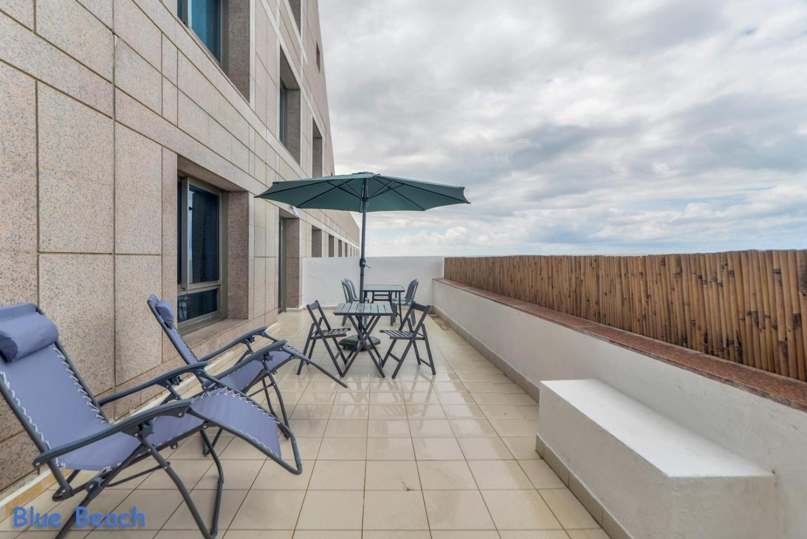 Haifa Almog Tower- "Blue Reef" Suite On The Sea Exterior foto